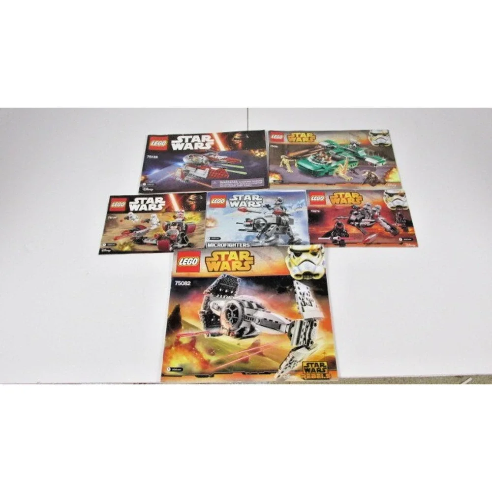 LOT of 32 LEGO Manual instruction Booklets MARVEL Minecraft CITY Star Wars